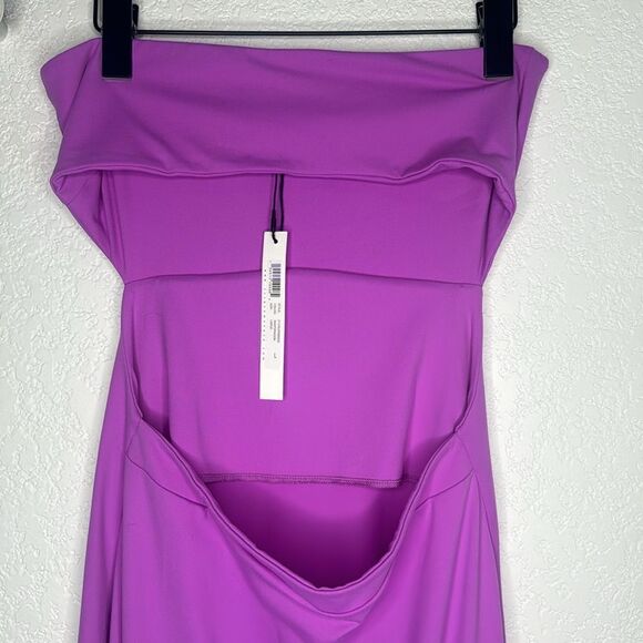 NWT Susana Monaco Open Back Maxi Dress in Snapdragon Large Revolve - Picture 7 of 12